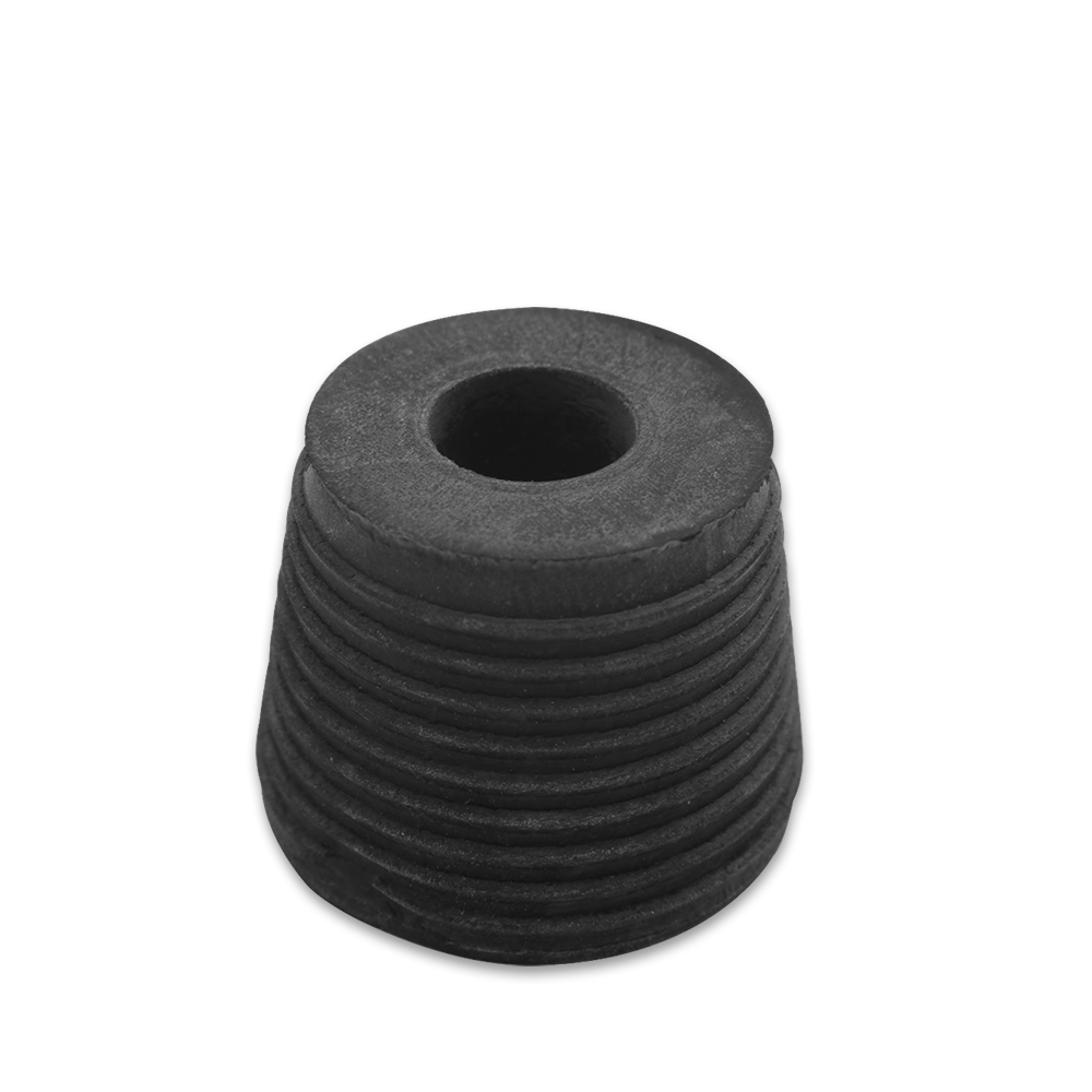 Tapones de goma de silicona de 2 1/2 pulgadas para agujeros - Pies a  presión de tapón de goma - Tapones de goma negra para agujeros -  Parachoques de